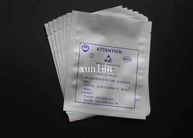 L'envoi blanc d'aluminium met en sac le logo adapté aux besoins du client de impression atoxique de 0.08~0.2mm