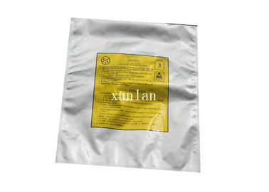 Sacs jaunes de Logo Aluminum Foil thermoscellés pour expédier les composants électroniques