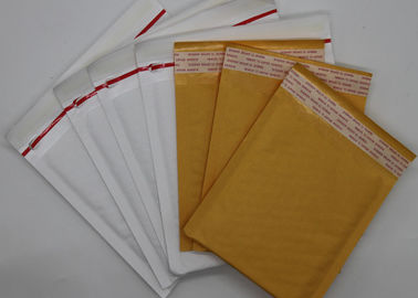 Annonces jaunes adaptées aux besoins du client de bulle de papier d'emballage faciles à déchirer capitonné pour l'envoi