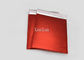 Taille CD de expédition rouge mate d'enveloppes d'enveloppe de bulle imprimée avec 2 côtés de scellage