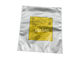Sacs jaunes de Logo Aluminum Foil thermoscellés pour expédier les composants électroniques