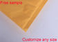 L'envoi jaune de papier d'emballage enveloppe le phoque auto-adhésif Logo Printing Available