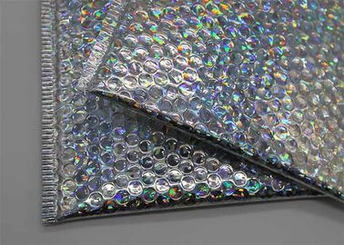 6 * 10 enveloppes matelassées métalliques colorées d'annonces de bulle de laser brillantes/Matt Surface